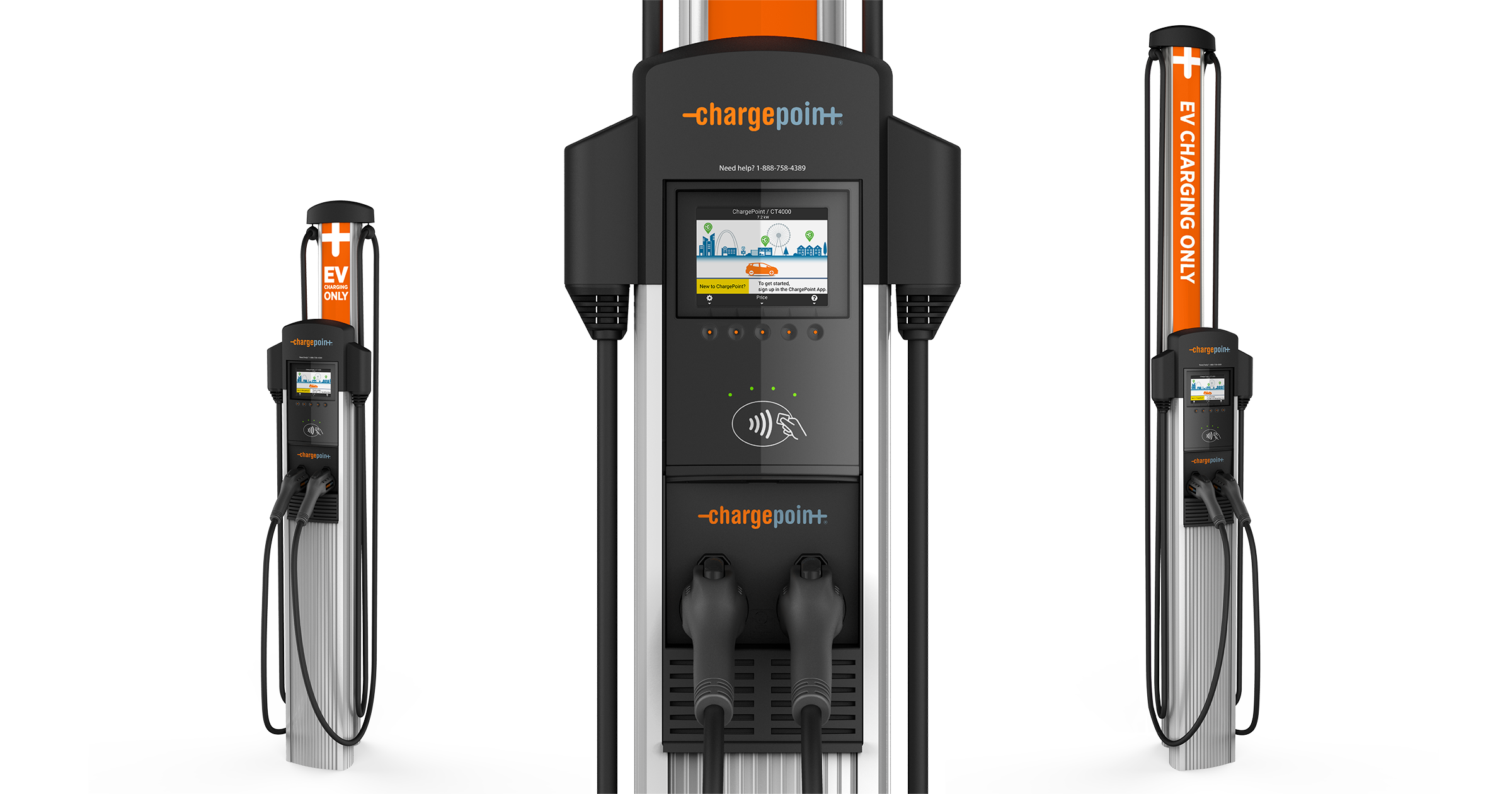 ChargePoint CT4000 - Dual-port Commercial EV charger